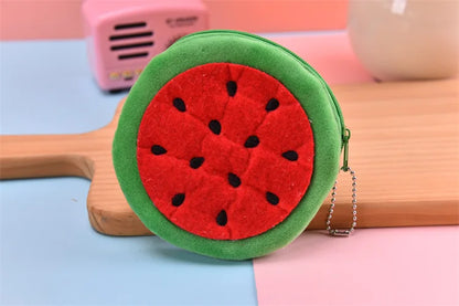 Pluche Watermeloen Portemonnee of Etui voor Kinderen