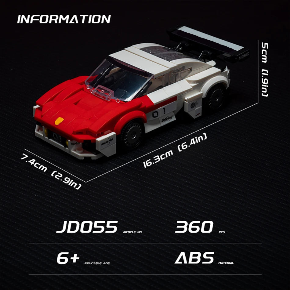 Racewagen Bouwstenen Set - Compatibel met LEGO® - Vanaf 6 jaar