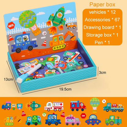 Magnetisch Teken- en Puzzelbord voor Kinderen