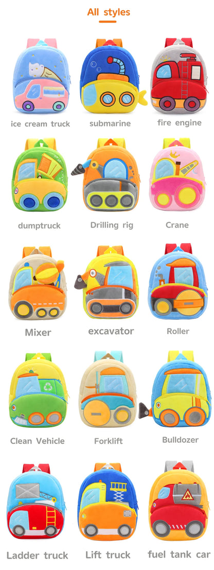 Pluche Kinderrugzak Graafmachine – 1-3 Jaar