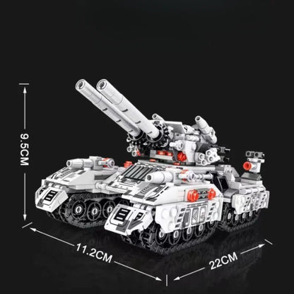 8-in-1 Militair Voertuig Bouwblokken Set | Compatibel met LEGO®
