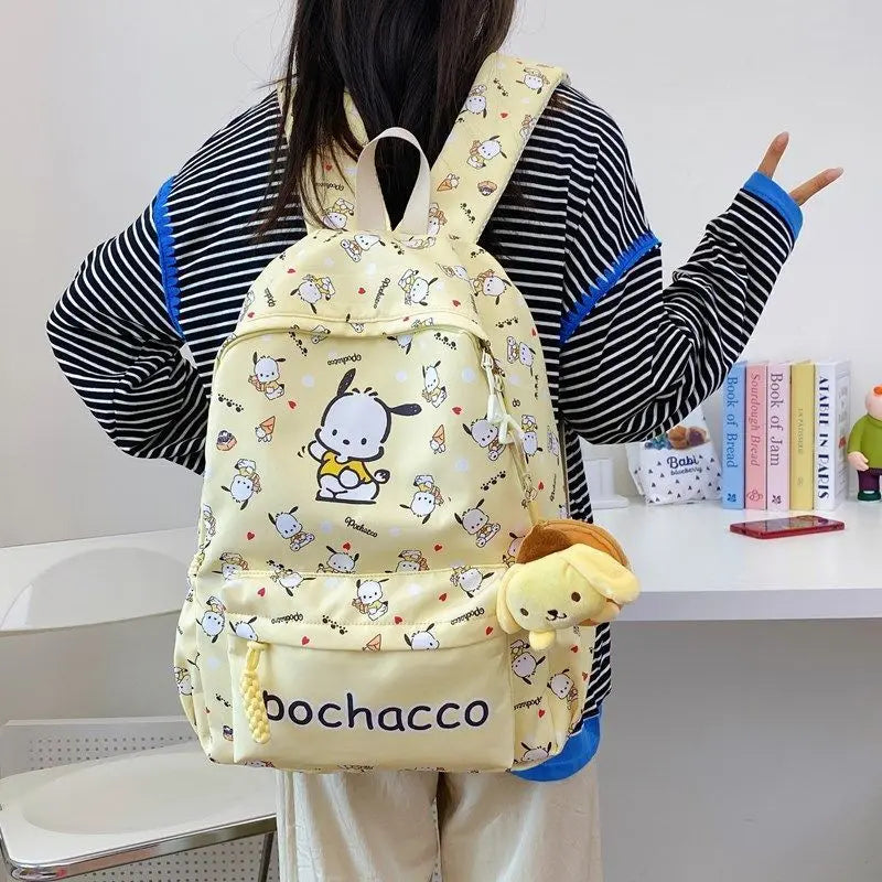 Sanrio Schooltas met My Melody, Cinnamoroll & Kuromi + Mini Tasje