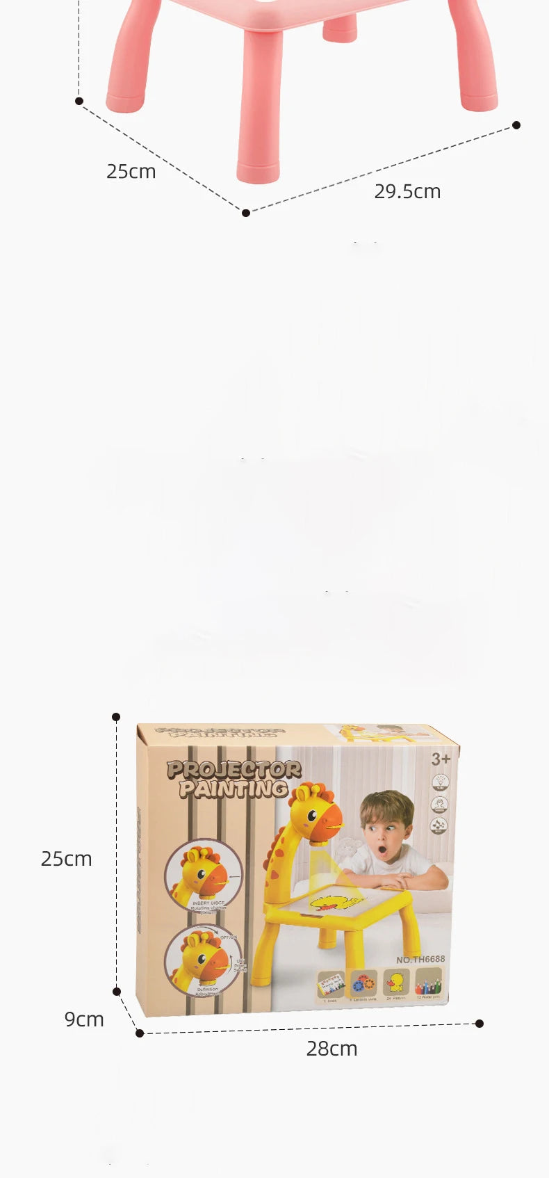 Tekentafel met Projector voor Kinderen
