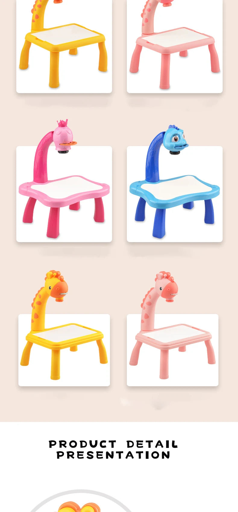 Tekentafel met Projector voor Kinderen