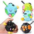 Fidget Cube met 12 Kanten voor Concentratie en Stressvermindering