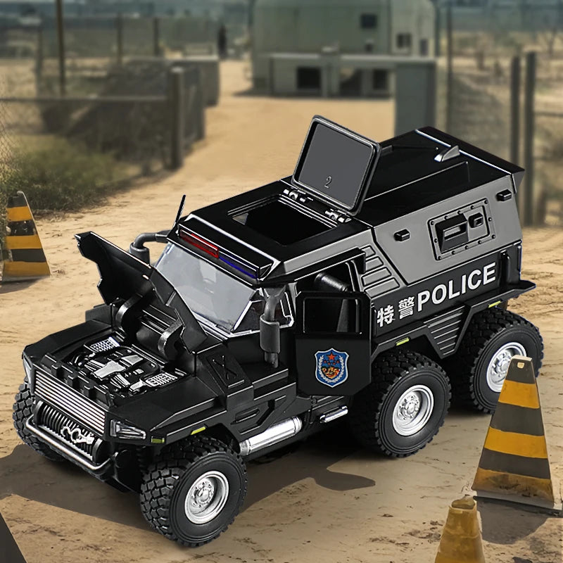 Speelgoed Politietruck Model | Diecast Voertuig met Geluid en Licht