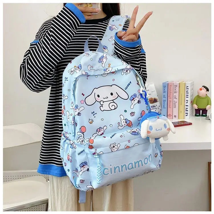 Sanrio Schooltas met My Melody, Cinnamoroll & Kuromi + Mini Tasje