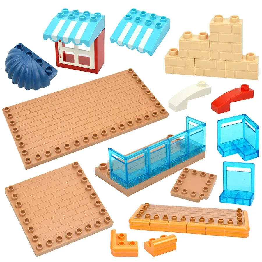 Grote Huis Bouwblokken Onderdelen - DUPLO®-compatibel