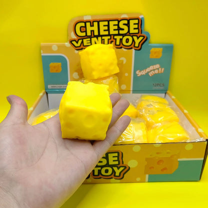Kaasvormig Squishy Speeltje voor Ontspanning