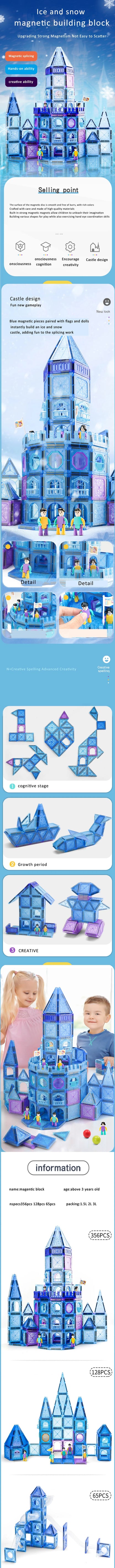 Magnetische Bouwtegels voor Kinderen