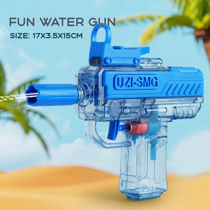 UZI Waterpistool Niet-Elektrisch | Handmatig Hoge Druk Waterpistool voor Kinderen en Volwassenen