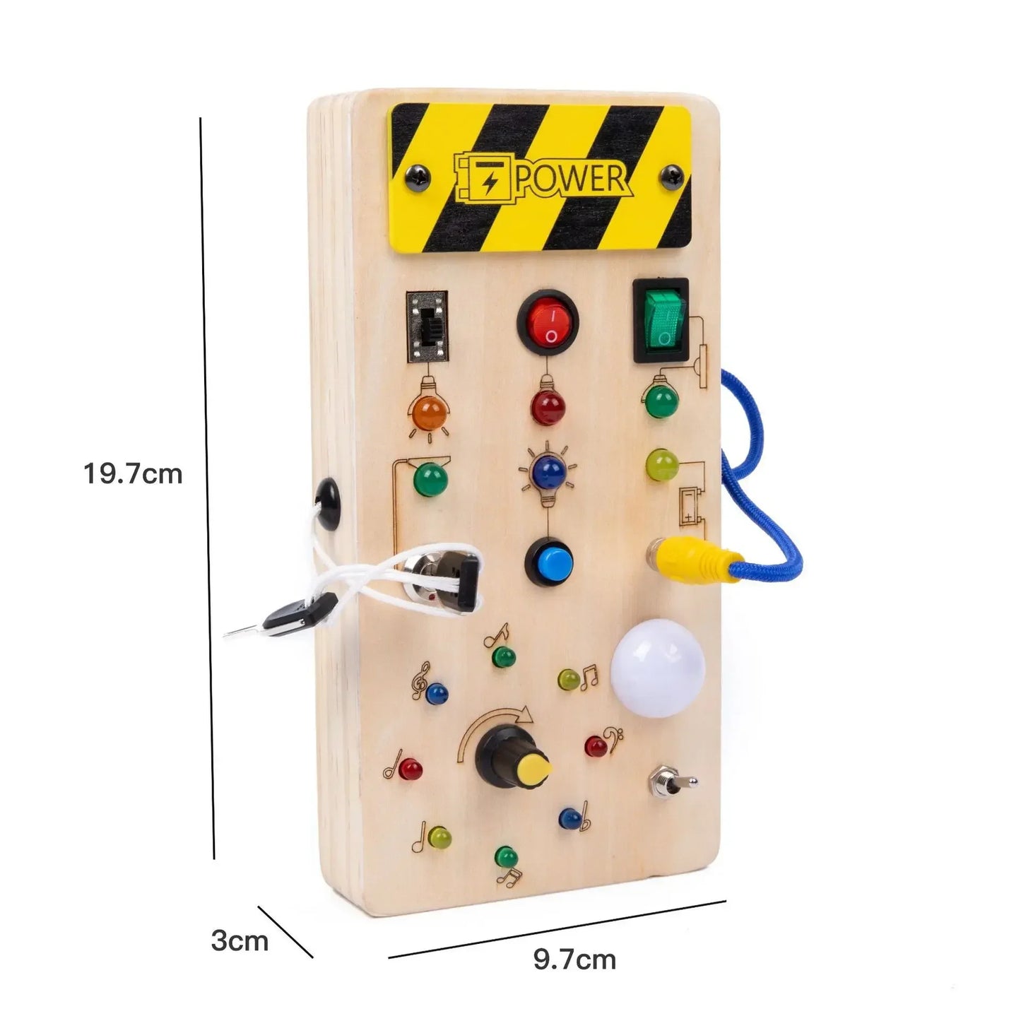Houten Montessori Busy Board