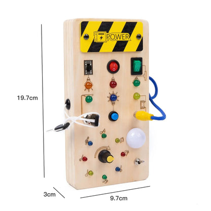 Houten Montessori Busy Board
