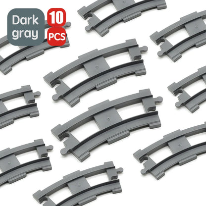 Treinrails set voor grote bouwstenen – Compatibel met Duplo®