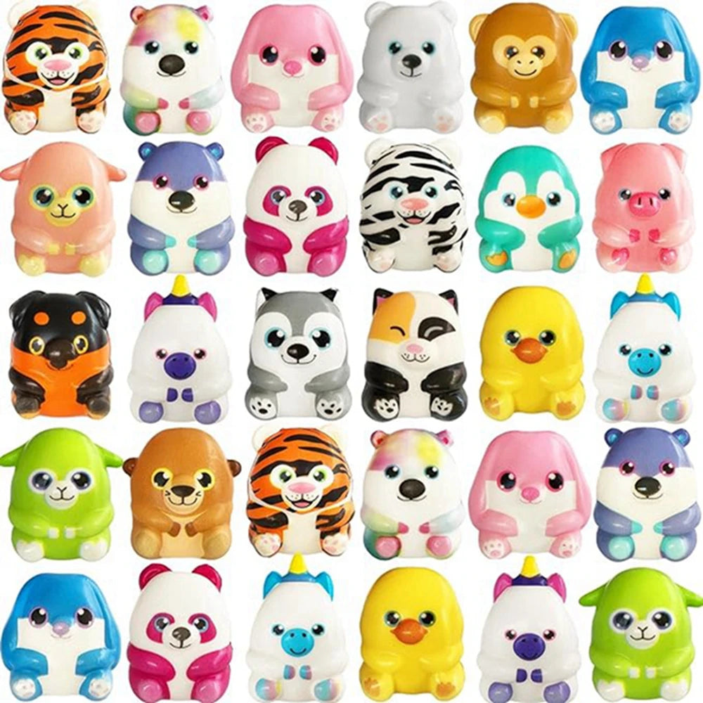 Set Mini Squishy Stressballetjes voor ontspanning