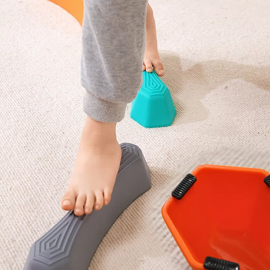 Stapstenen voor Kinderen – Antislip Balansstenen
