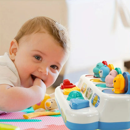 Baby Pop-Up Dieren Speelgoed met Knoppen