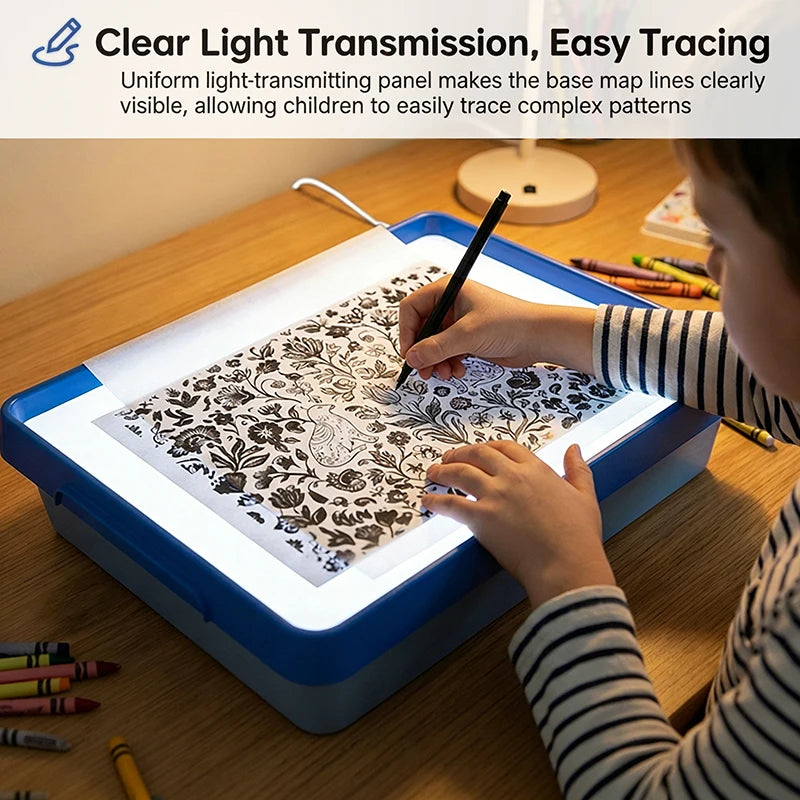 LED Lichtbak voor Kinderen – Sensorisch Speelgoed en Tekenhulp