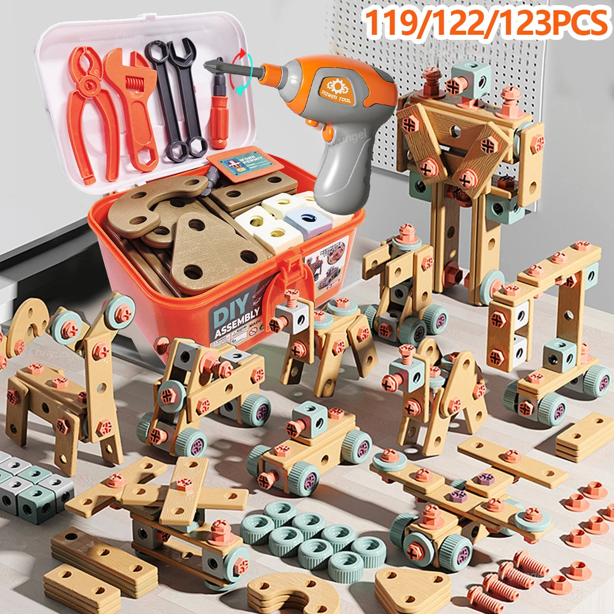 Gereedschap Set voor Kinderen | STEM Bouwen en Monteren