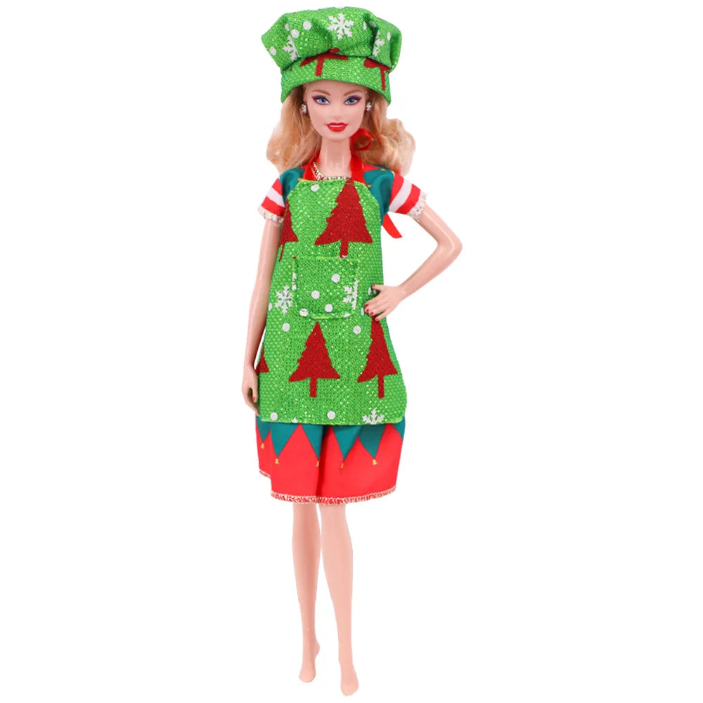 Keukenuniform Poppenkleding voor 30 cm Poppen