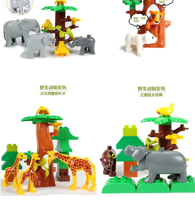 Huisdieren en dieren set – Compatibel met Duplo®