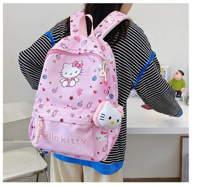 Sanrio Schooltas met My Melody, Cinnamoroll & Kuromi + Mini Tasje