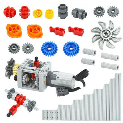 Technische tandwielen set voor beweging – Compatibel met LEGO®