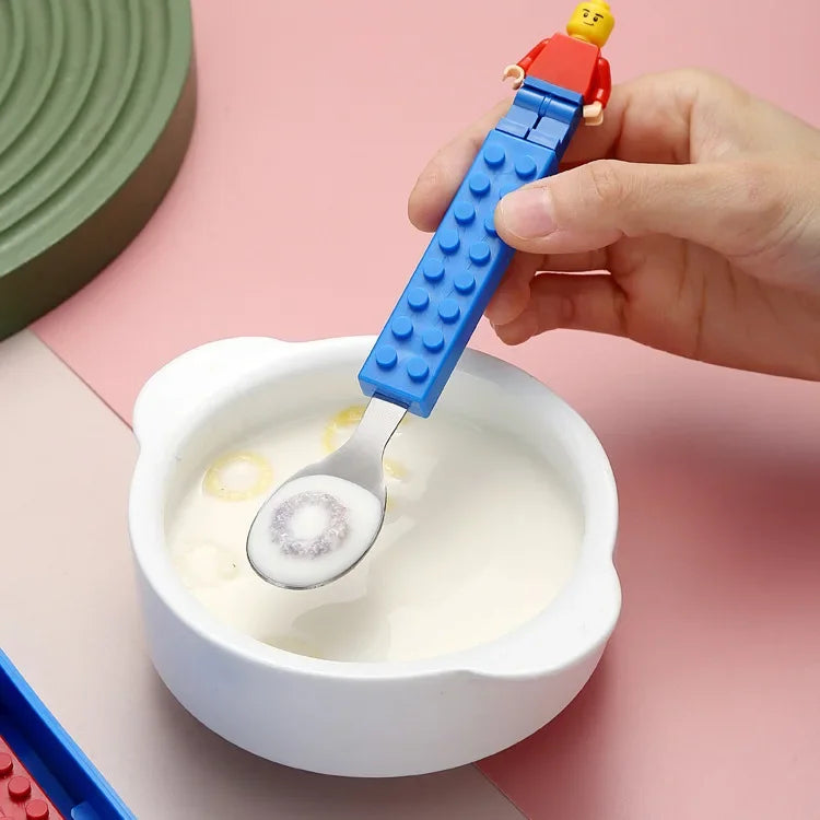 Lekvrije Lunchbox voor Kinderen met DIY Bouwblokken Design