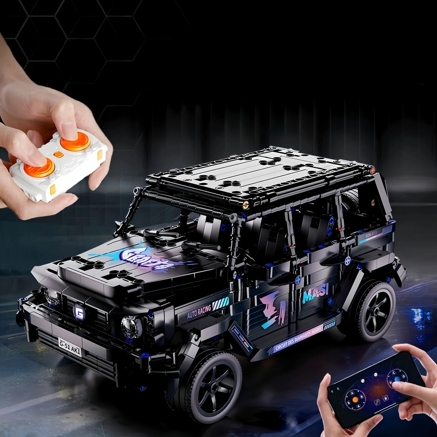 Bouwblokken RC Sportwagen - Lego Compatibel (14+)
