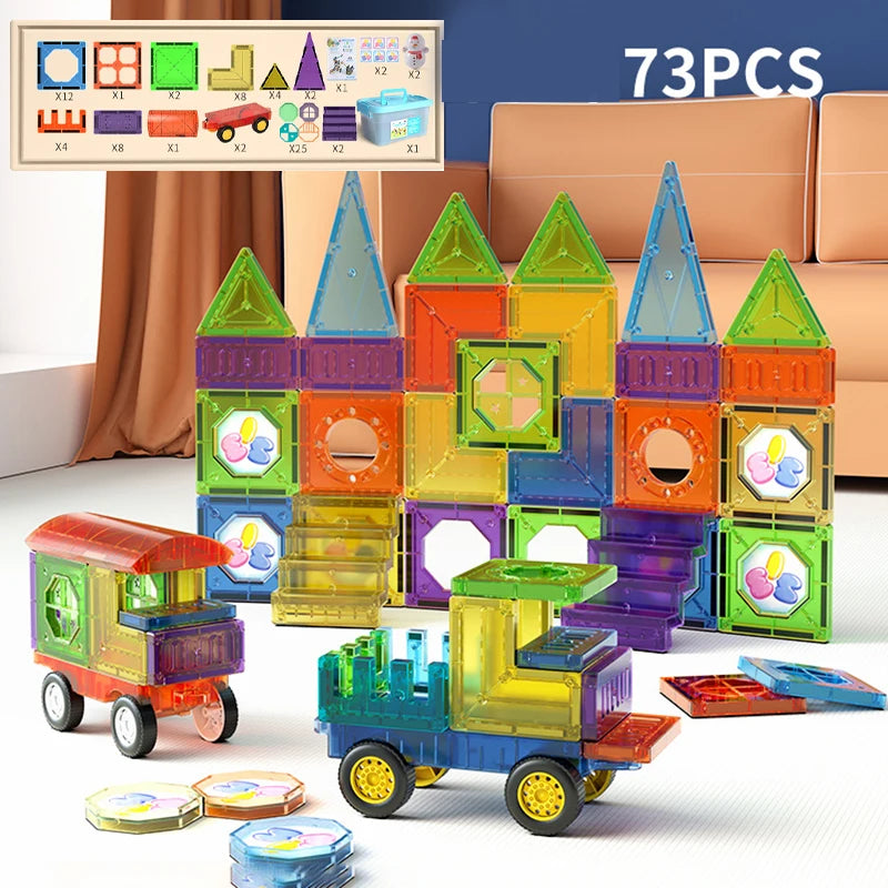 Magnetische Bouwtegels voor Kinderen