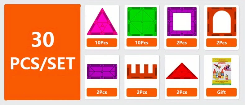 Magnetische Bouwblokken Set voor Kinderen