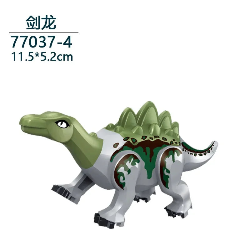 Dinosaurus Bouwblokken Set - T-Rex en Velociraptor