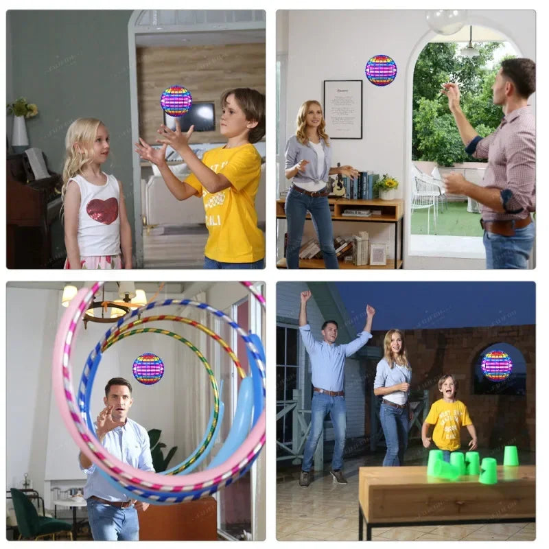 Vliegende Bal met LED en Boomerang Functie