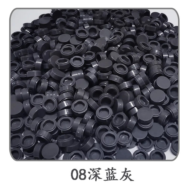 900 stuks Rond Bouwblokje 1x1 Tegel – Compatibel