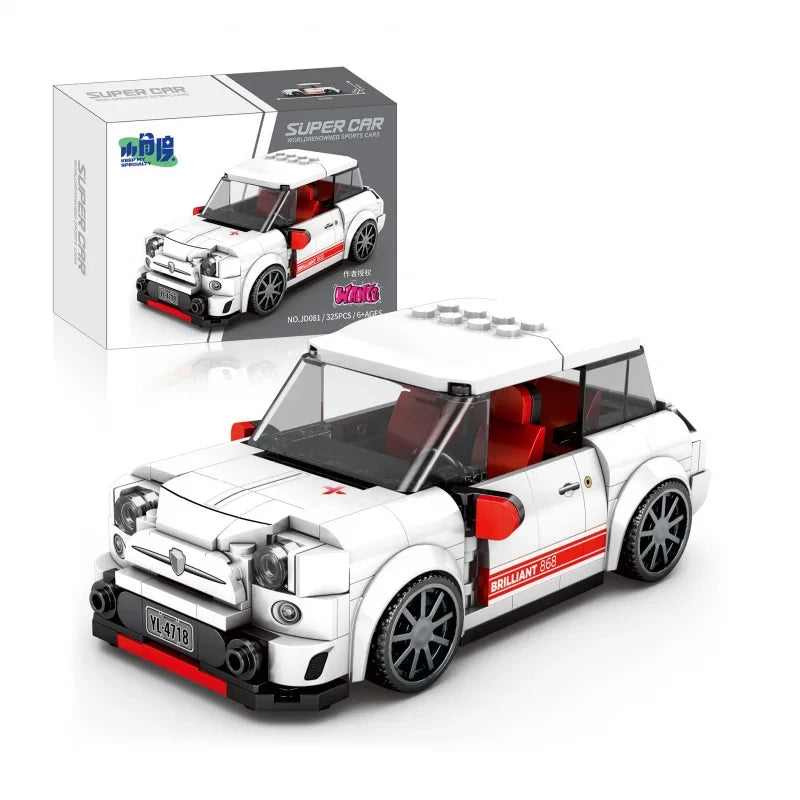 JD Serie Raceauto Bouwblokken – LEGO® Compatibel