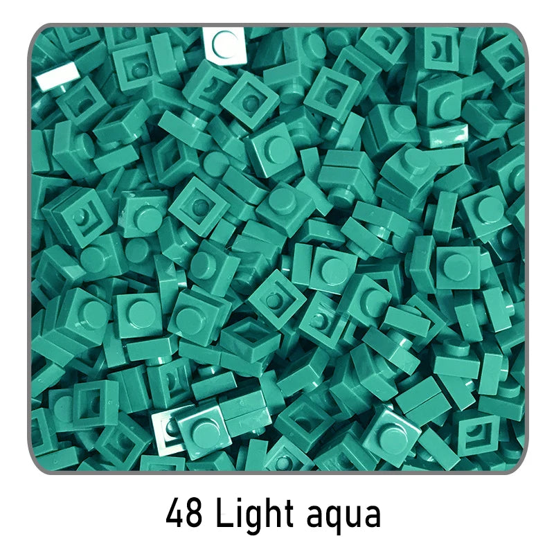 100 stuks 1x1 bouwstenen | Compatibel met Lego