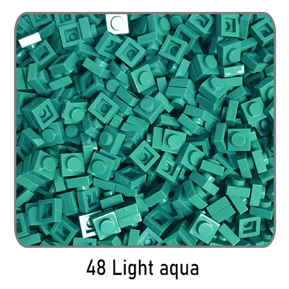 100 stuks 1x1 bouwstenen | Compatibel met Lego