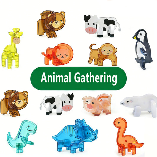Magnetische Dieren Accessoires voor Magneetbouwtegels
