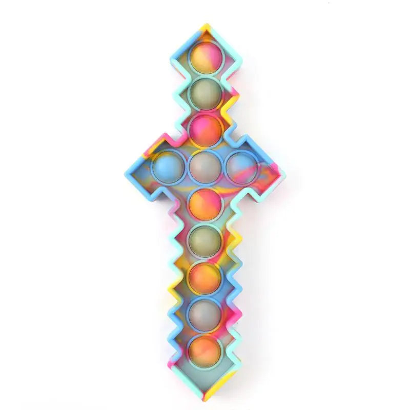 Pop Fidget Speelgoed Zwaard – Sensorisch Anti-Stress Bubbel Toy