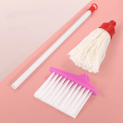 Schoonmaakset voor Kinderen: Bezem, Stoffer, Blik, Emmer en Dweil