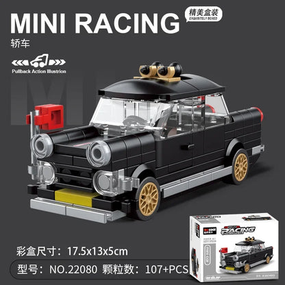 Bouwblokken Terugtrek Voertuigen Set – LEGO® Compatibel
