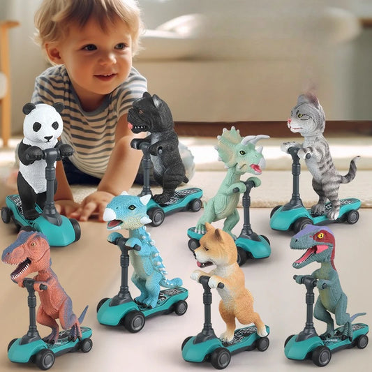 Dinosaurus Speelgoedmodel met Terugtrekfunctie