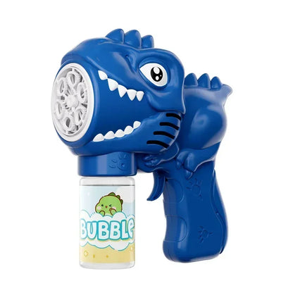 Automatische Dinosaurier Bellenblaas Machine met Licht en 6 Gaten