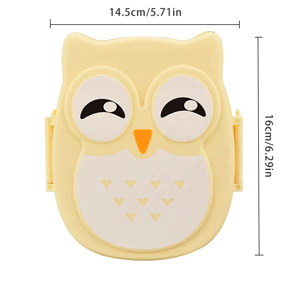 Bento Lunchbox voor Kinderen - Draagbaar met Bestek en Karakterprint
