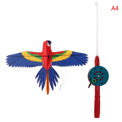 Mini Cartoon Vlieger voor Kinderen met Handvat (40 cm)