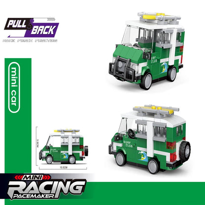 Bouwblokjes Optrek Voertuigen | Diverse Modellen LEGO®-compatibel
