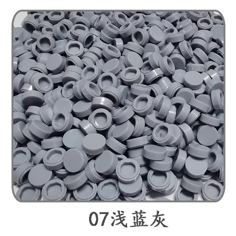 900 stuks Rond Bouwblokje 1x1 Tegel – Compatibel