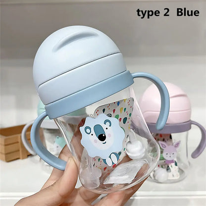 Drinkfles met Rietje en Handvat 250ml – Vanaf 6 Maanden