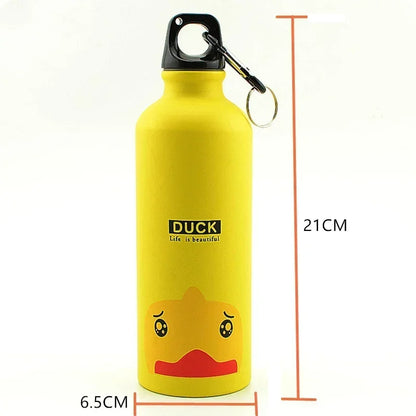 Dubbelwandige Geïsoleerde Drinkfles 500 ml met Leuke Dierenprint voor Kinderen