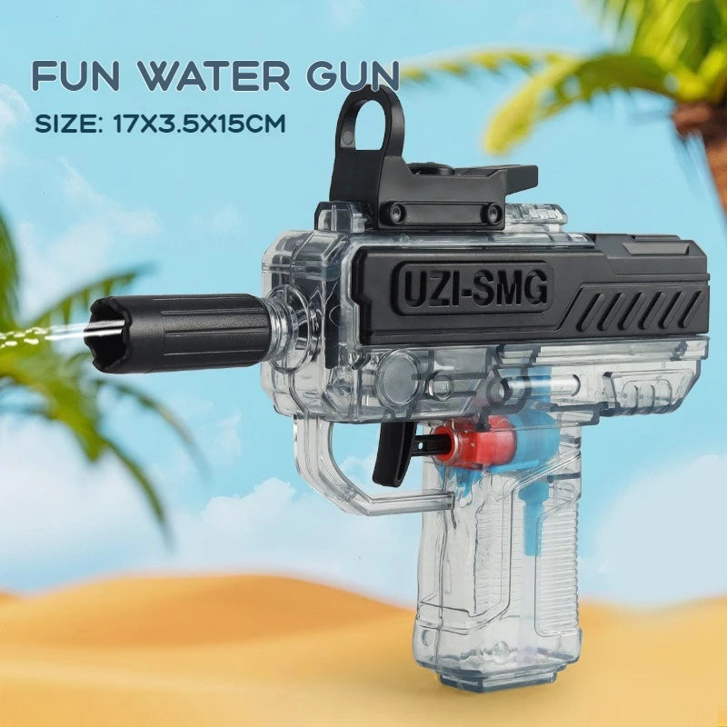 UZI Waterpistool Niet-Elektrisch | Handmatig Hoge Druk Waterpistool voor Kinderen en Volwassenen